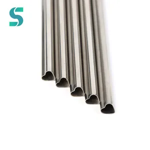 ONLY ONE SUPPLIER HEART SHAPED STRAWS Metal 304 Stainless Steel Reusable Straws