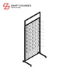 Modern optical shop blister pack cell mobile phone car accessory case charge counter top grid wire mesh wall hook display rack