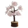 Clear Rose Quartz Natural Gemstone Chip Tree Wholesale Agate tree