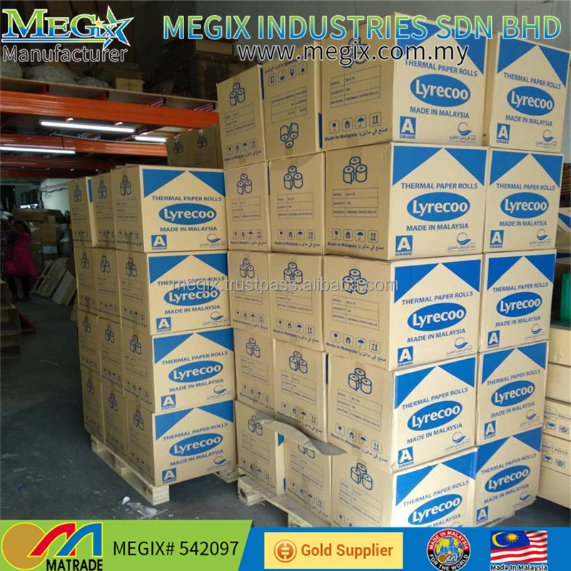 
thermal paper rolls for 80X80mm 80X70mm 57x50mm with premium quality 