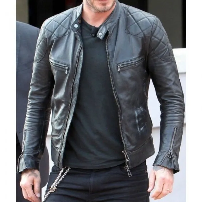 cropped leather jacket outfits