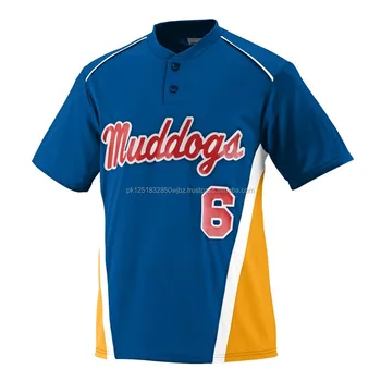 New Design Two Button Baseball Jersey 
