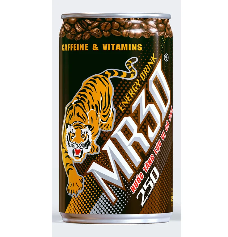 
Red Blue Energy Drink, 250ml Bull Energy Drink from A&B Vietnam 