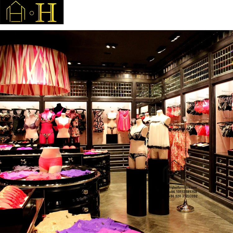 Fashion Underwear Store Furniture Lingerie Underwear Display Stand