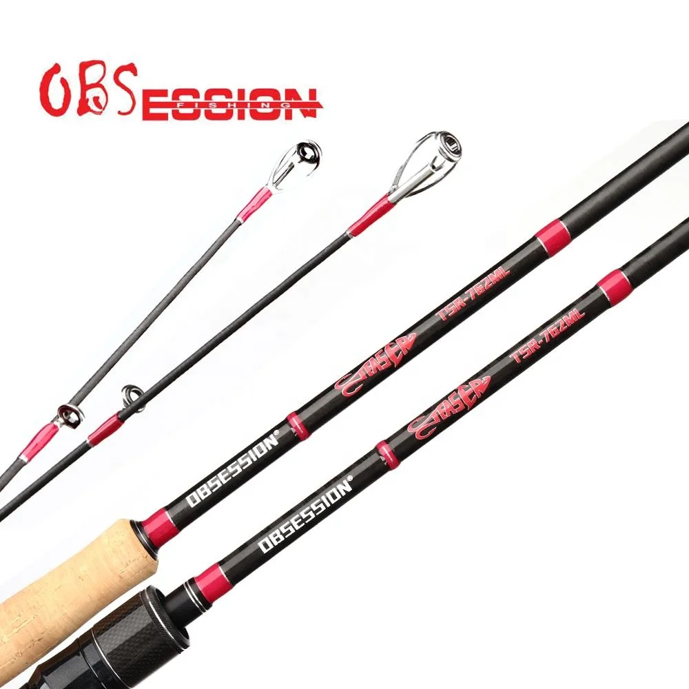 

OBSESSION 2019 new slow jigging rod Fuji k+ Guide Fuji reel seat wholesale China fishing tackle slow jigging rod, Black or customized