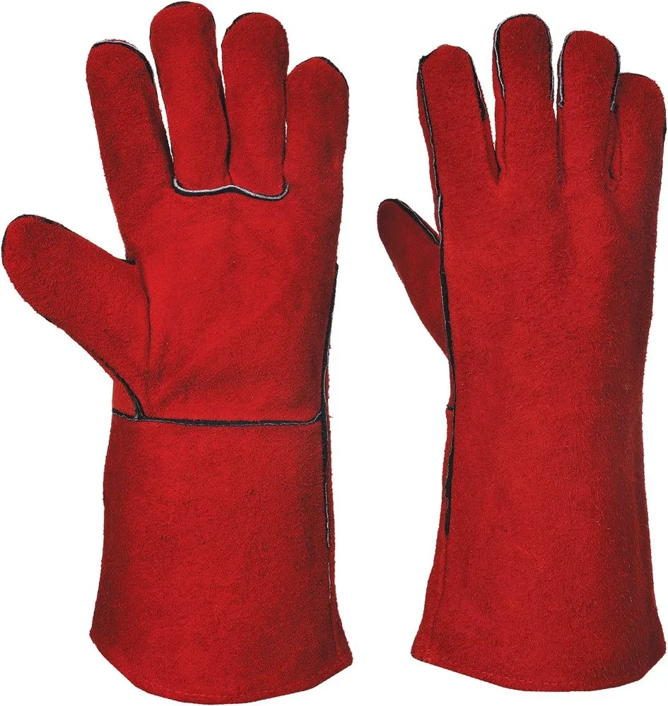 16 Inch Cow Split Leather Cut & Heat Resistant Gloves Leather