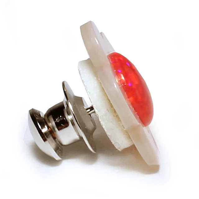 
Real Shell & Kyoto Opal Boutonniere - made in Japan 