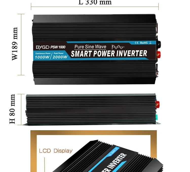 1000w DC-AC pure sine wave solar power inverter price dc 12/24V ac 220V.png
