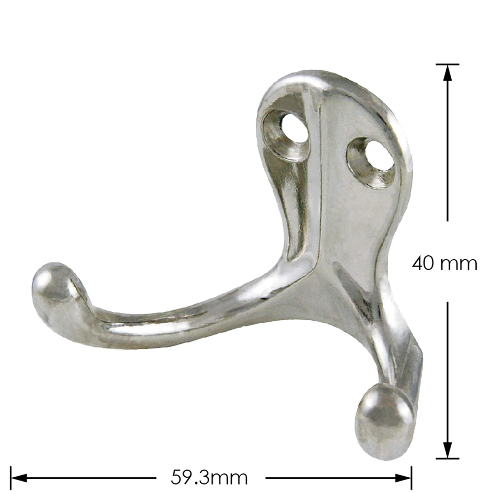  Home Decoration Wall Mounted Double Bronze Wall Hooks