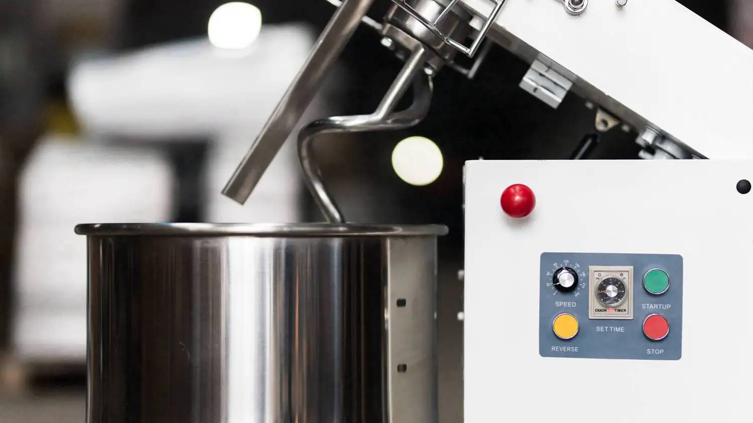 20 Liters Spiral Dough Mixer With Lifting Head And Removable Bowl Hs20t