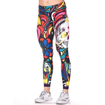 printed gym tights