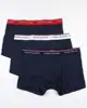 Premium Quality Original Brand Labels Men's Cotton Underwear Trunks Branded Elastics Waist Boxers Briefs Shorts 3 of Packs Box