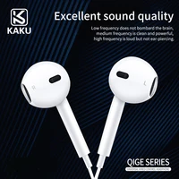 

KAKU Mic volume control mobile phone 3.5mm jack wired earphone earpod earbuds for apple iphone earphone