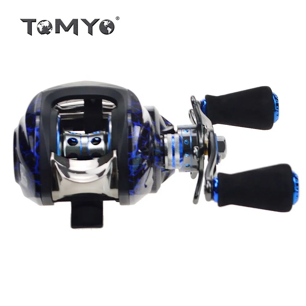 

Tomyo Best Quality 10+1BB Gear Ratio 6.3:1 Baitcasting Fishing Reel, Blue