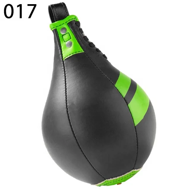 
Black Synthetic PU Leather With Custom Printing Speed Bag Balls Manufacturer 