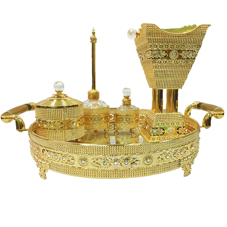 Beautiful Bakhoor Burner Set Vintage Brass Incense Burner Mabkhara