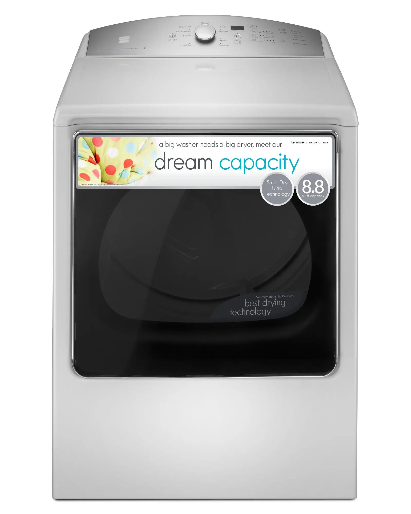 Electric Dryer in White, includes delivery and hookup