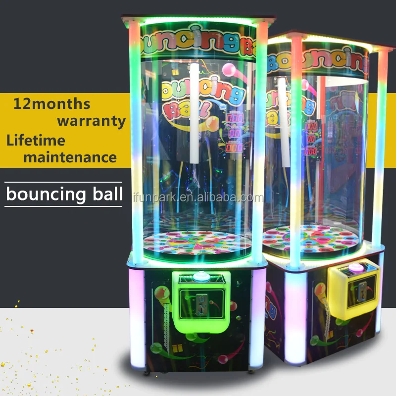 

Hot lottery ticket vending machine Bouncing Ball lottery ball redemption game machine