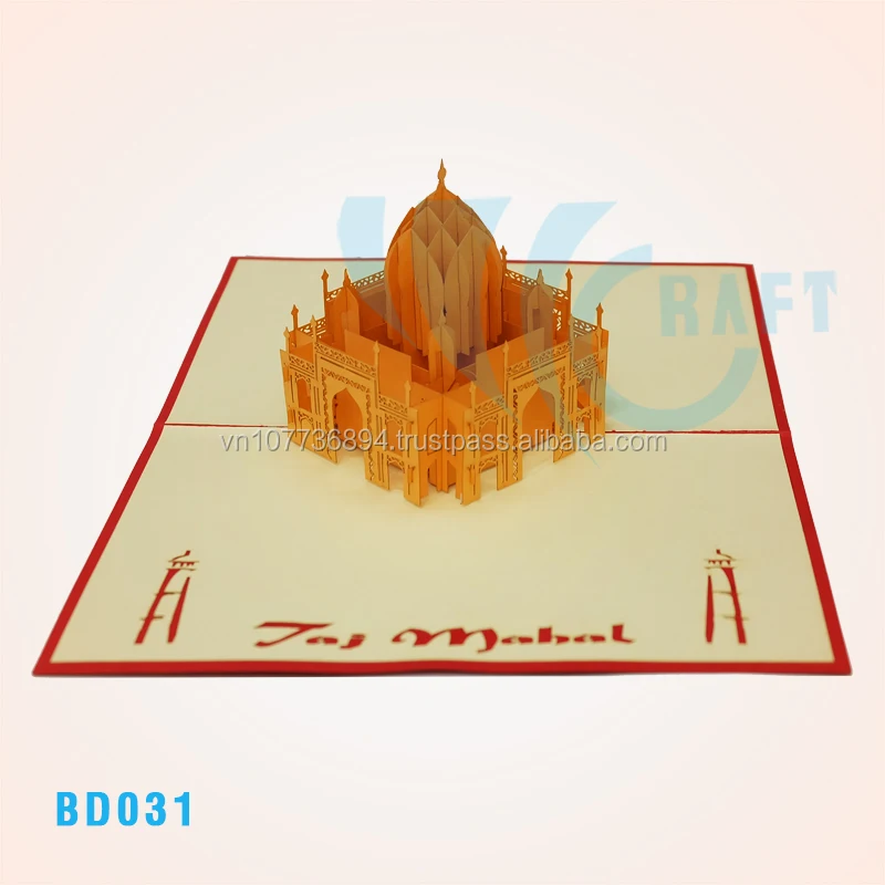 Las Vegas USA Pop up Kirigiami 3D Cards Handmade Uniqe -  Denmark