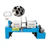Portable cnc automatic double end / head metal steel pipe rod flat bar 45 degree gear chamfering machine for sale
