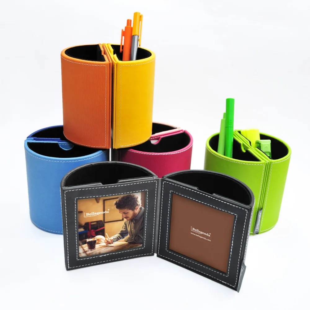 Stationary Holders Uses Of Photo Frame With Pen And Pencil Holder For