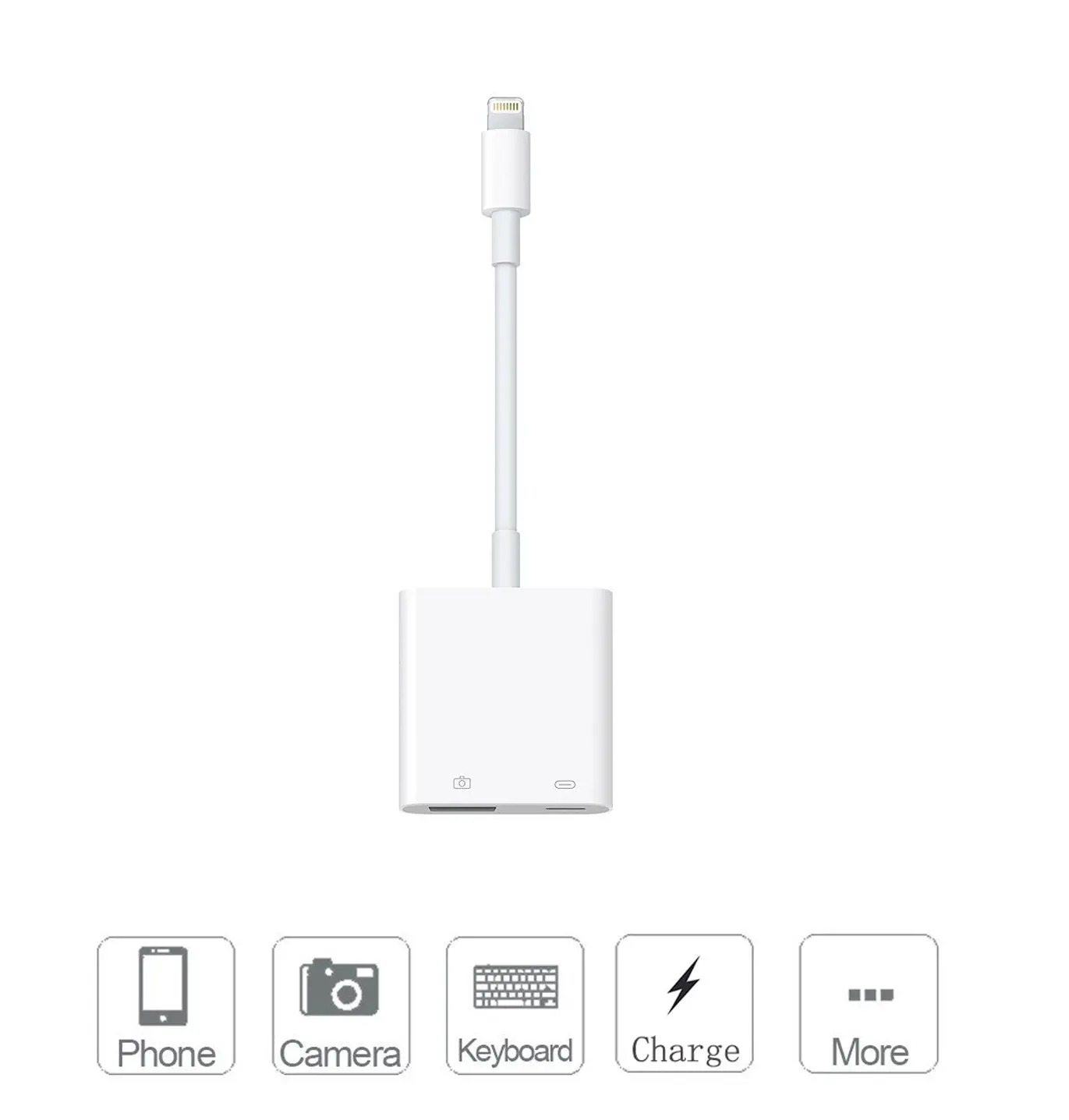 Lightning to usb 3 camera adapter. Lightning to usb 3 camera adapter