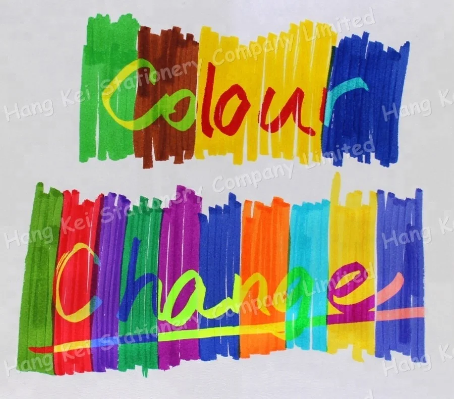 colour changing markers