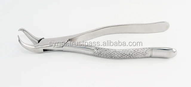 Fórceps Dental #23 Para Molar Inferior (cuerno De Vaca) - Mango Alemán, Autoclavable, Acero Inoxidable | Para Extracciones Dentales