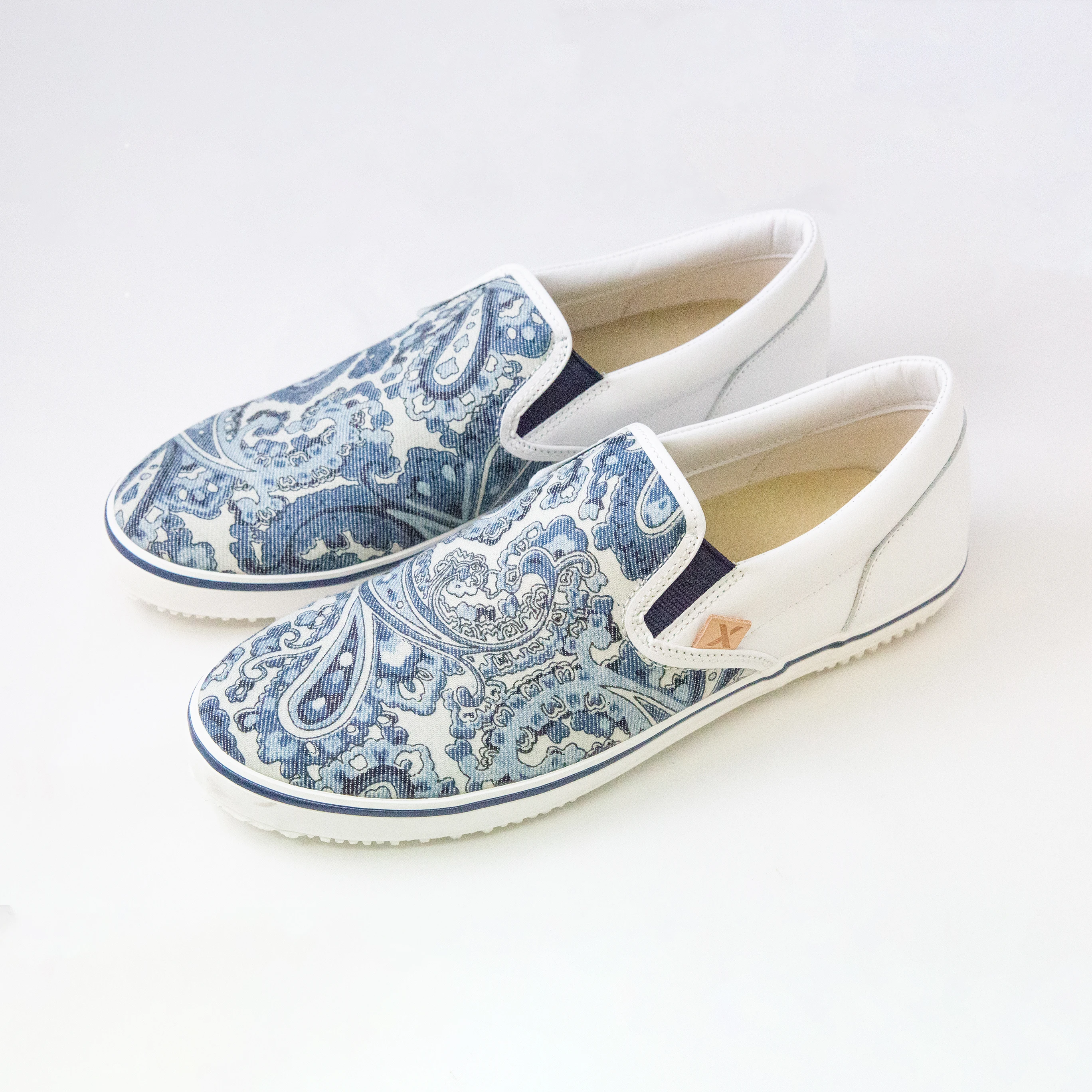 Slip On Jeans Men Canvas Shoes Made In 