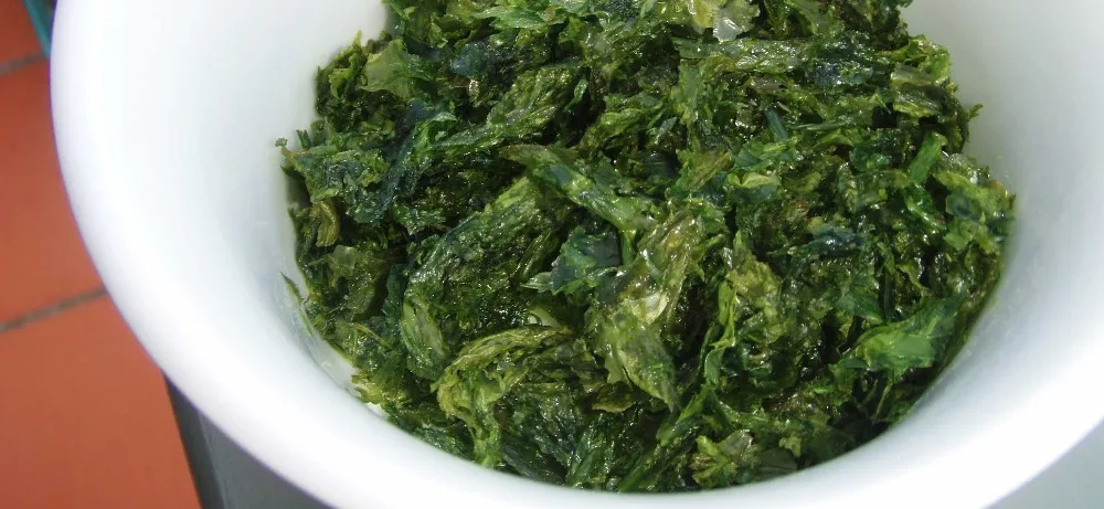 来自越南的高品质干海莴苣 ulva lactuca