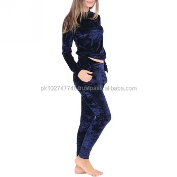 velvet loungewear tracksuit