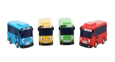 Little Bus TAYO CITO Double Deck model/5.1" Toy Pull-Back & Go/Diecast Character 