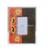 Indian Handicraft Hand Painted Metal Fitted Wooden Photo Frame