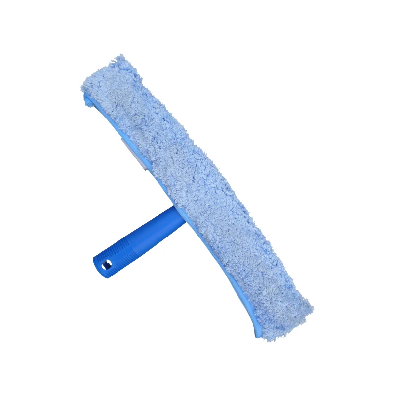 

Hot Selling Professional 25cm to 45cm T Handle Car Cleaning Tools Microfiber Window Wiping Glass Washer, Blue