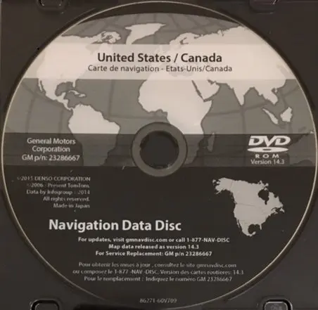 gm navigation disc middle east