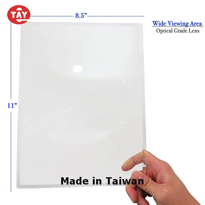 large size fresnel lens wide viewing area