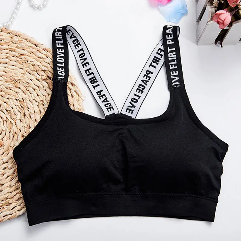Women Sport Bra Running Yoga Padded Fitness Tank Stretch WorkoutUnderwear.US