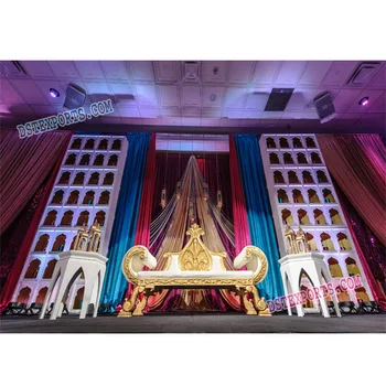 Moroccan Theme Wedding Candle Wall Indian Wedding Stage Candle