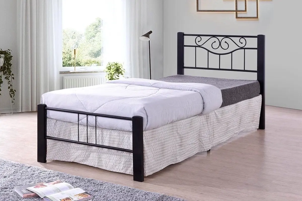 Black King Size Headboards Find Get Quotations Black Scroll Metal Platform Bed Frame Twin Size Headboards And Footboard With Solid Wood Legs