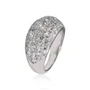 14K White Gold French Model 40's Century Diamond Ring Total 2.35 Carat