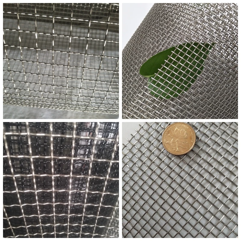 316 Stainless Steel Woven Crimped Sand Sieving Wire Mesh Multi Layer