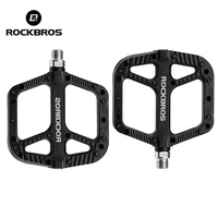 

ROCKBROS 2018 New Mountain Bike MTB Pedals BMX Bicycle Flat Platform Pedals Nylon Fiber Cycling Fixed Gear Ultralight Pedals