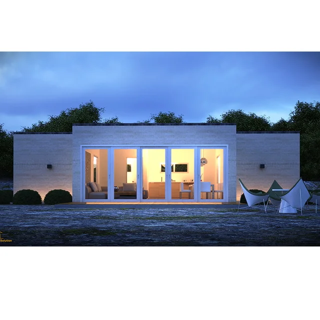 Two room prefabricated cement house casas prefabricadas ready made building