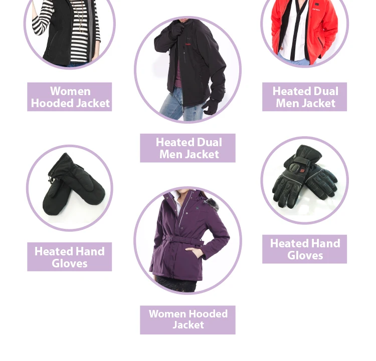 Battery heated Body warmer inner wear pajamas