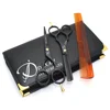 DEXAM Professional Black hair cutting scissor hairdressing scissors hair shears custom label barber scissor tesoura barbeiro