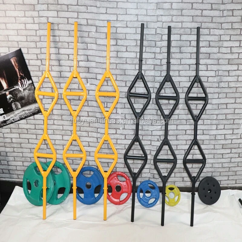 Multi Gym Fitness Equipment Black Swiss Bar Football Bar