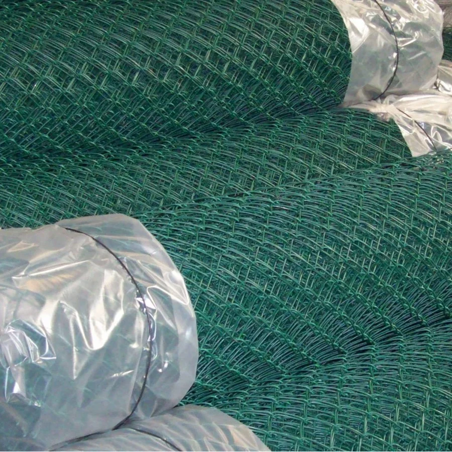 

Chain link wire fence 2m x 15m per roll mesh, Green