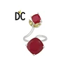 Peridot Dyed Ruby Gemstone Ring Handmade 925 Sterling Silver Ring Jewelry Manufacturer