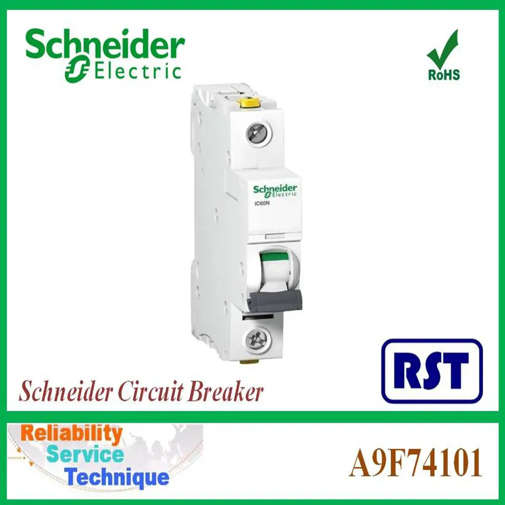 A9f74101 Acti9 Ic60nc Schneider Merlin Gerin Electrical Mccb 1p 1amp ...