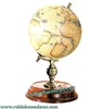 Victorian Authentic Models Student Small World Globe With Brass & Wood Base